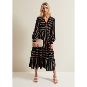 Phase Eight Laura Stripe Midaxi Dress